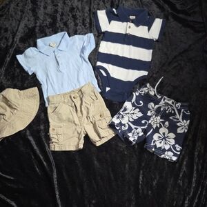 Old Navy Kids Matching Set - Blue and Beige